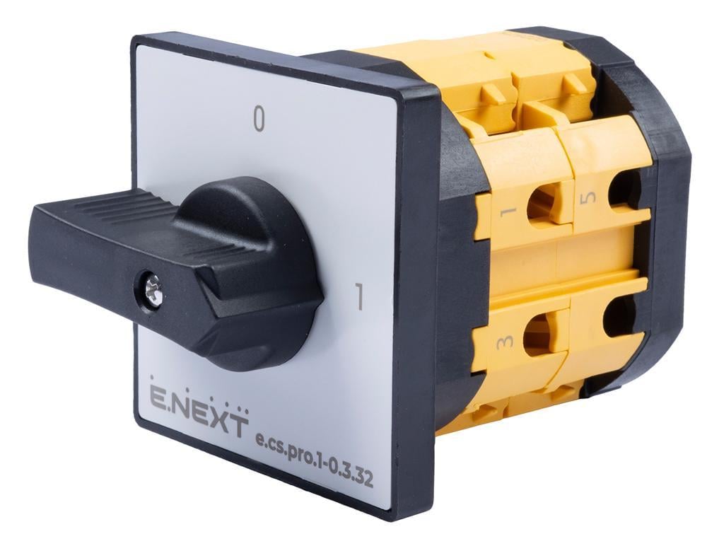 Перемикач пакетний E.NEXT e.cs.pro.1-0.3.32 0-1 3P 32A 440V (p093013)