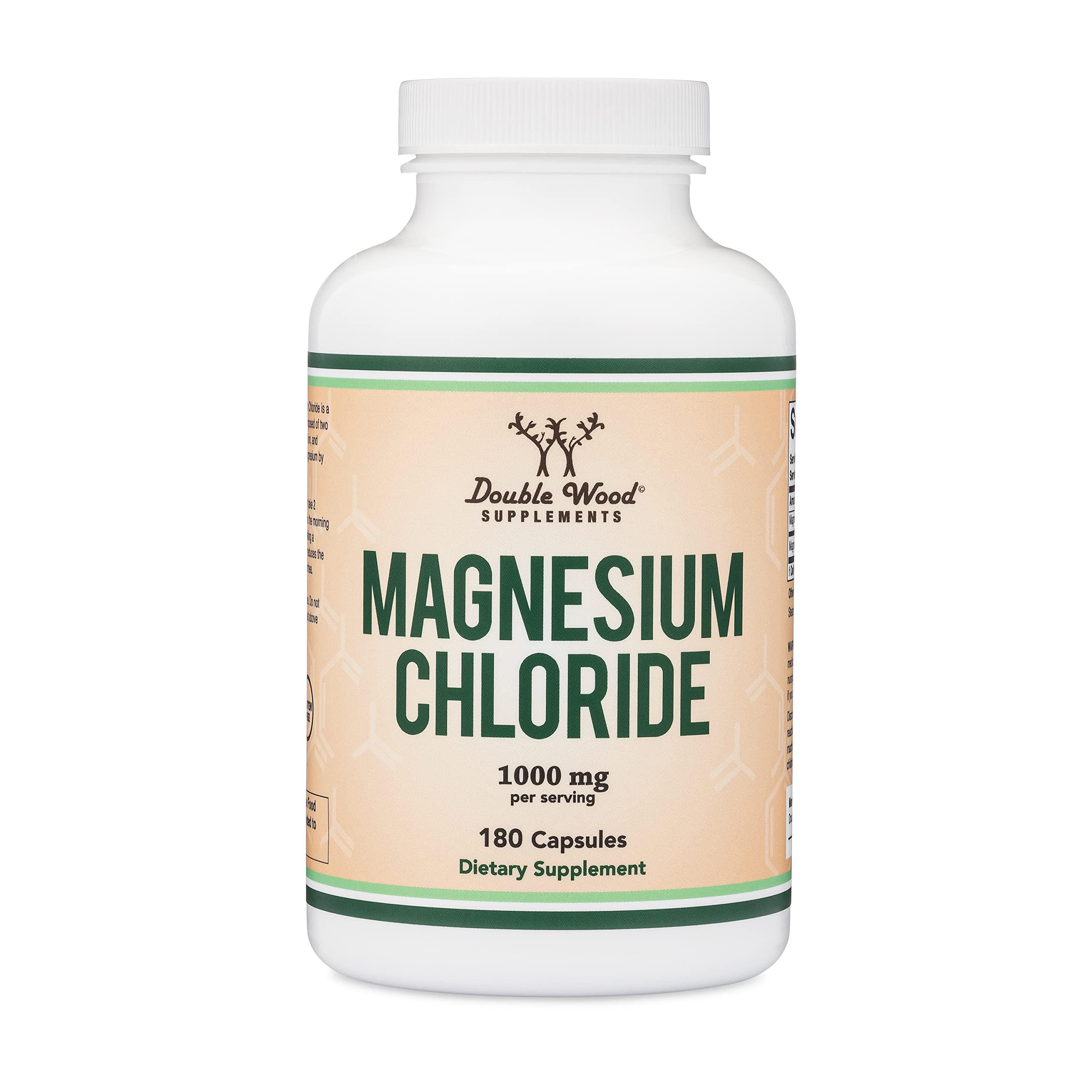Витамины хлорид Double Wood Magnesium Chloride 1000 mg 180 капс. (00000038028)