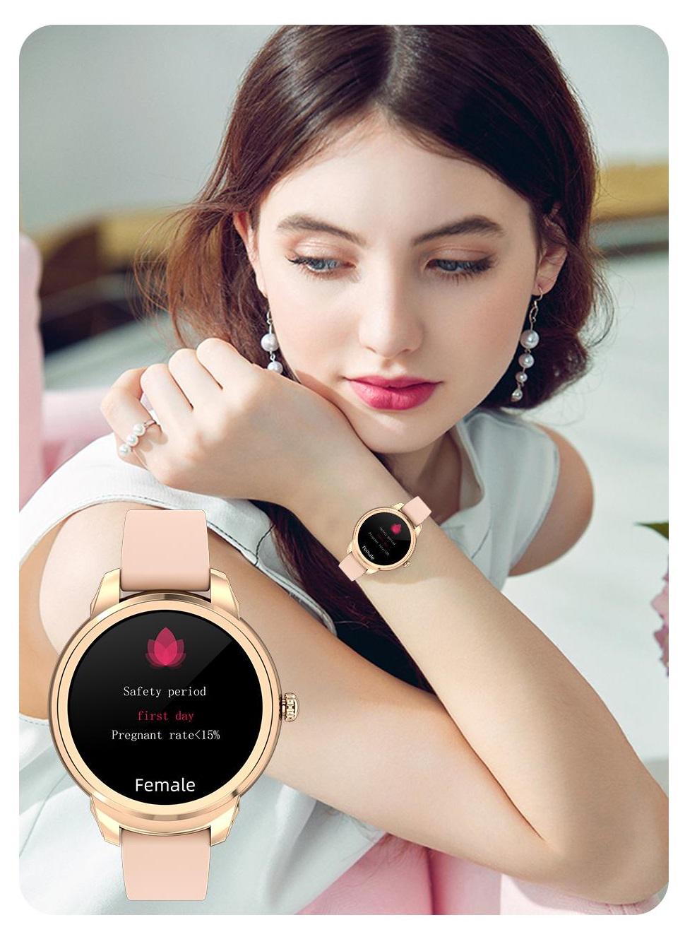 Смарт-годинник LEMFO MK6 тонометр/пульсометр Gold (220a420c) - фото 3