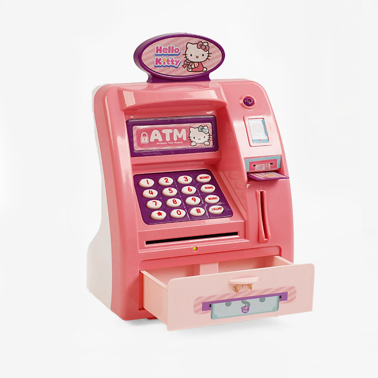 Копилка-сейф WF 3005 HK/48/2 Банкомат звук/подсветка/имитация сканирование отпечатка пальца/банкноты/карточка/инструкция/в коробке (25027933)