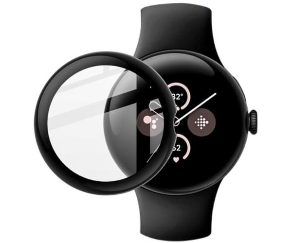 Стекло защитное противоударное SoftGlass Full Cover P ммA для Google Pixel Watch 3 45 мм Black
