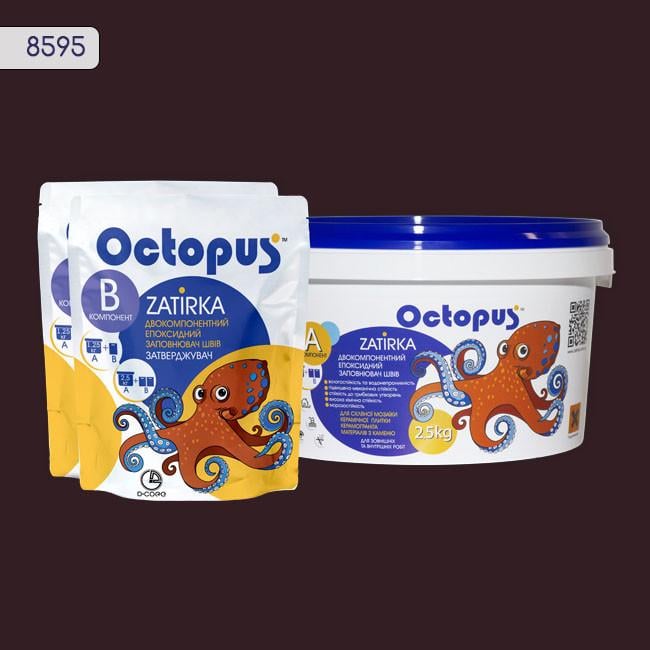 Затирка для плитки Octopus Zatirka 8595 епоксидна 2,5 кг