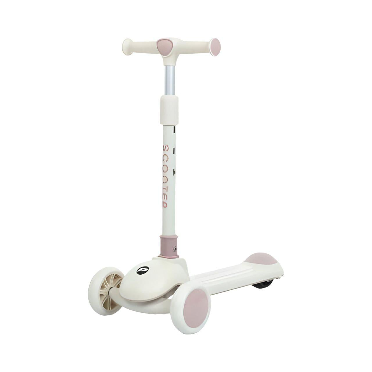 Самокат детский Mini JR3-126-P с музыкой и подсветкой 3 PU-колеса на батарейках (26767251)