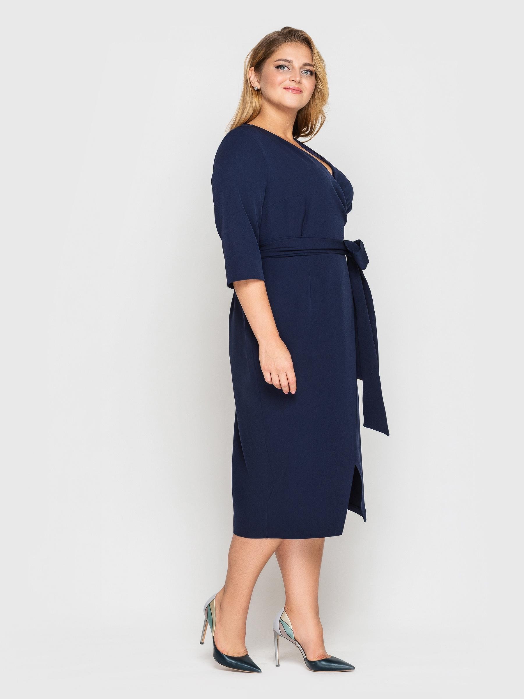 Платье VLAVI Жанин р. 48 Синий (133402-48) - фото 3 Платье VLAVI Жанин р. 48 Синий (133402-48) - фото 3