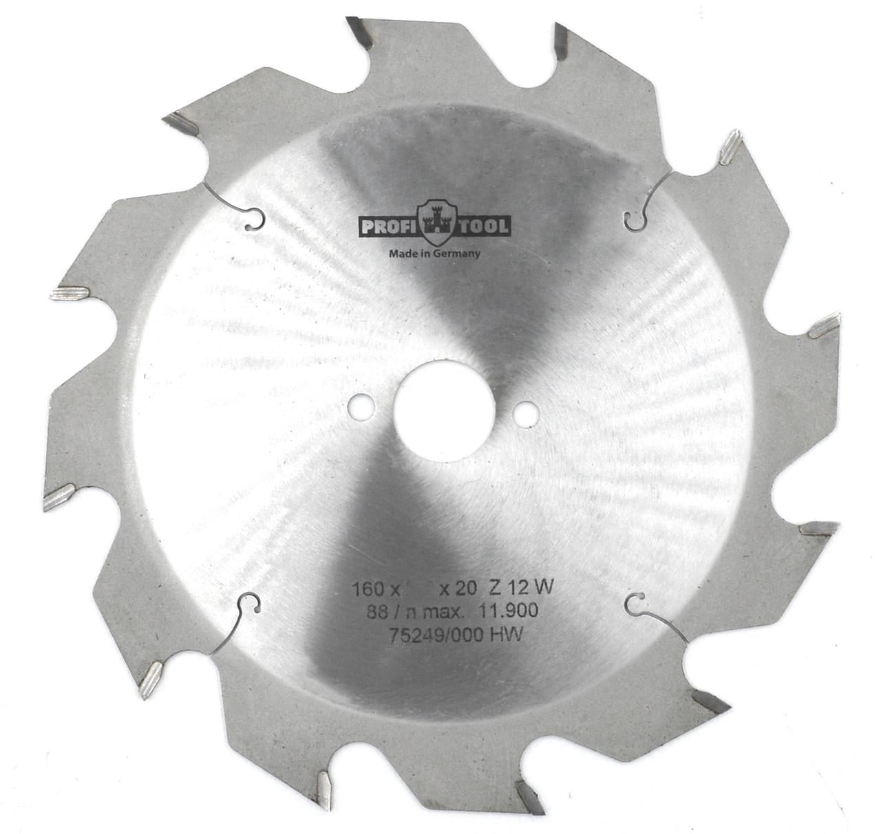 Диск пиляльний PROFITOOL Z 12 F 160х2,.6х1,8х20 мм (2116003)