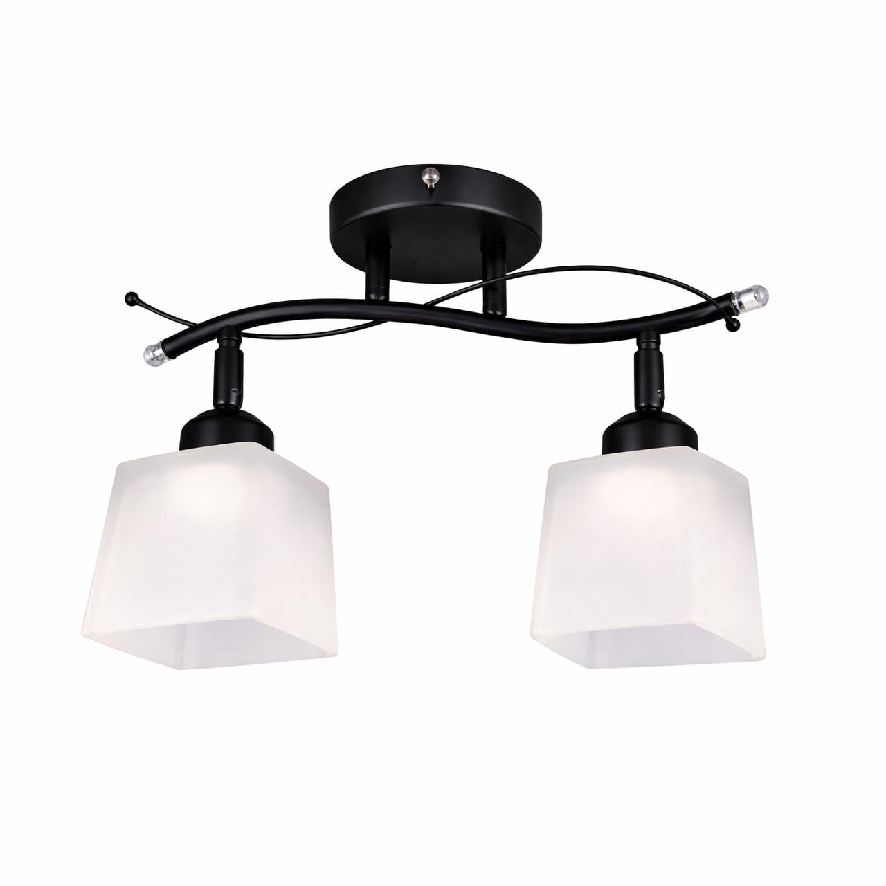 Люстра стельова Numina 70-8855/2 SR+BK+WT Чорний (32695668)
