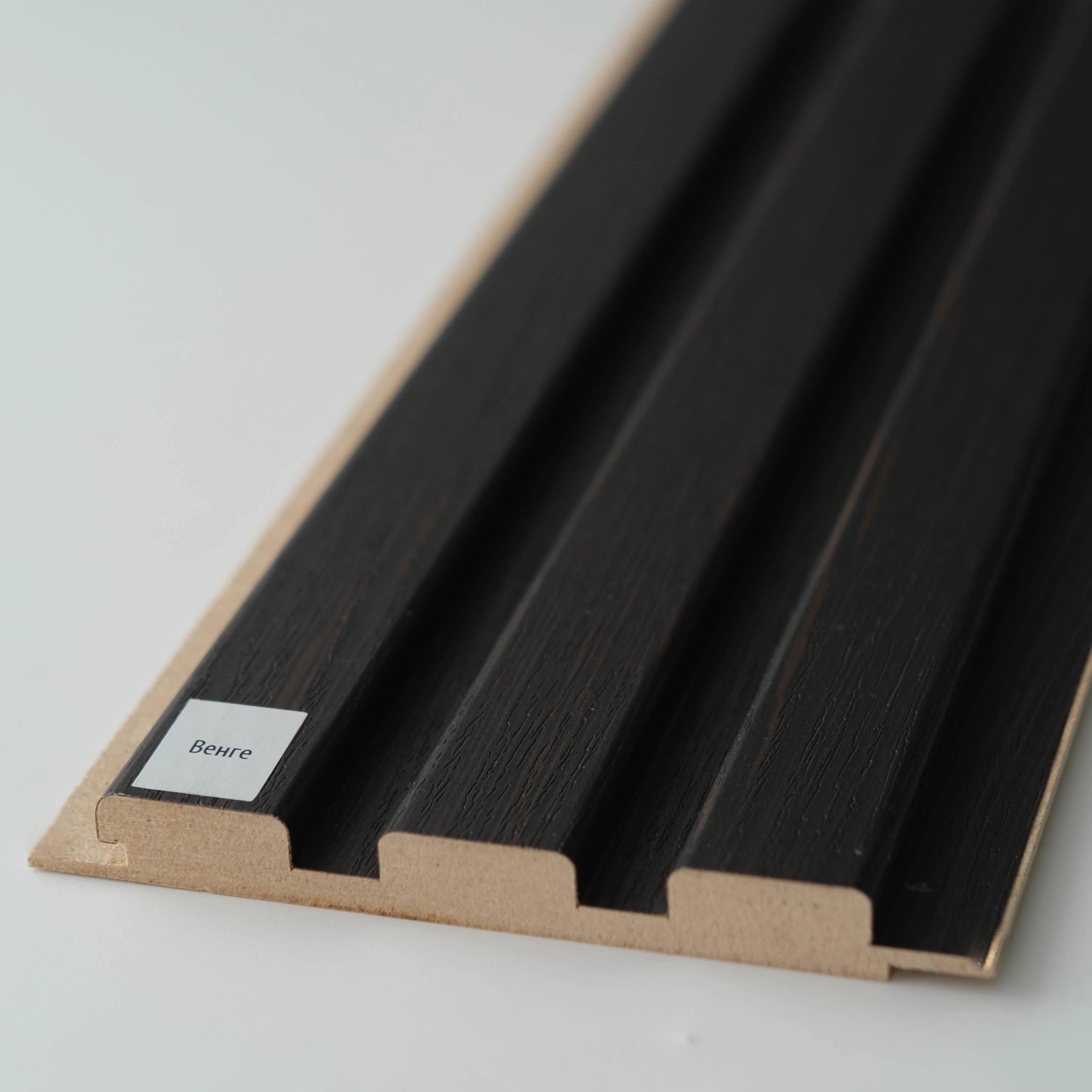 Панель стеновая реечная МДФ Superprofil 2800х117х12 мм Венге