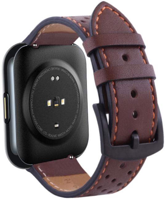 Ремешок кожаный Classico для Realme Watch Brown (16942)