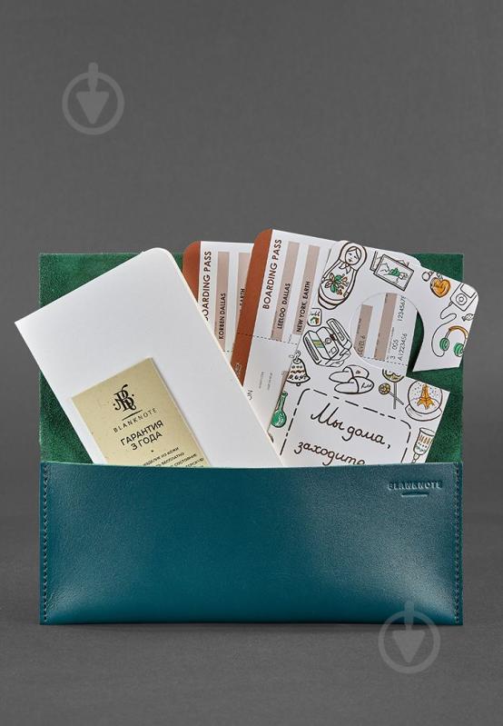 Тревел-кейс BlankNote 1.0 Бирюзовый (BN-TK-1-malachite) - фото 2