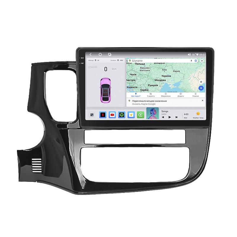 Автомагнитола Lesko для Mitsubishi Outlander III 2012 10" 4/64 QLED CarPlay 4G Wi-Fi GPS 360