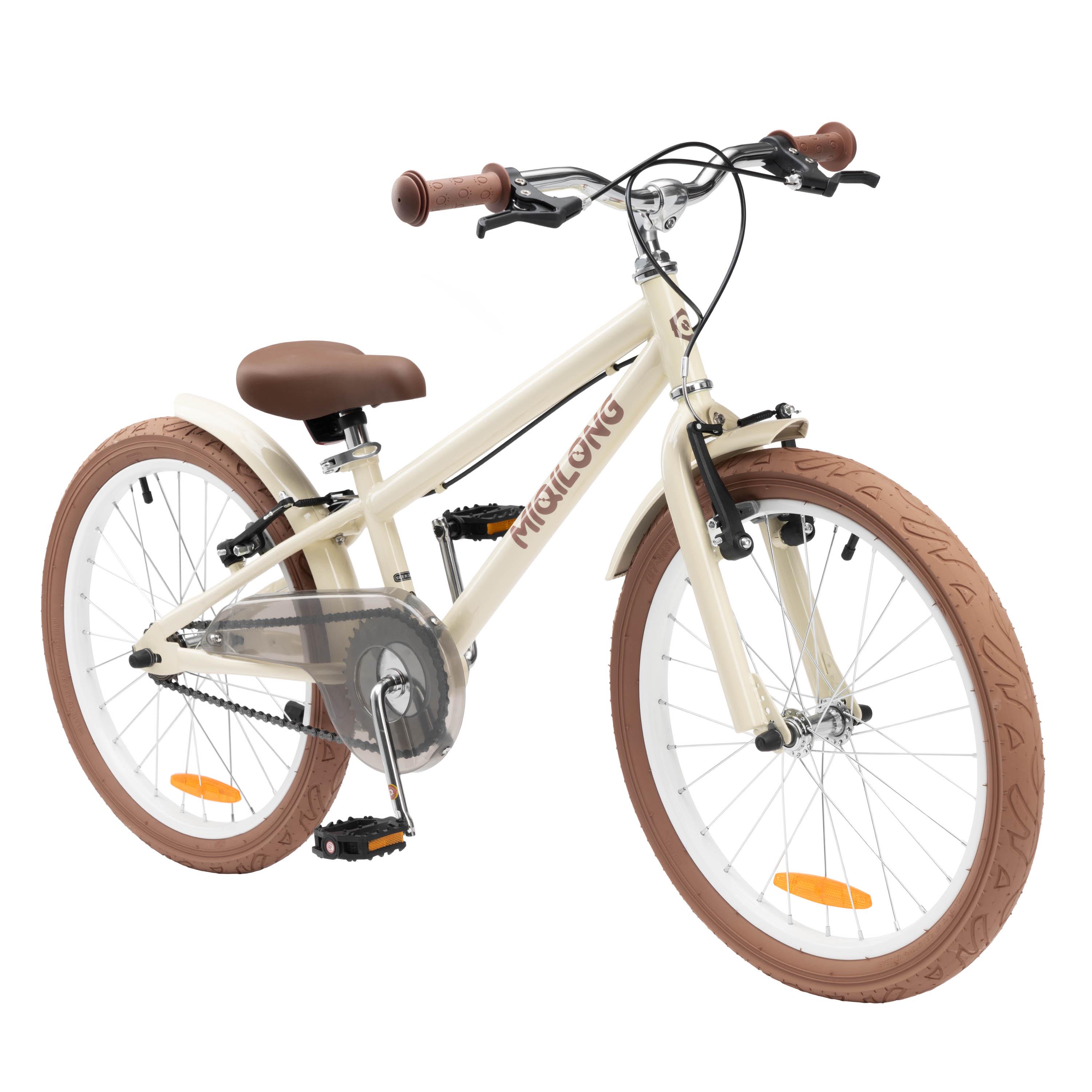 Детский велосипед Miqilong RM 20" с корзиной из натурального ротанга Бежевый (RBB-RM20-BEIGE) - фото 3 Детский велосипед Miqilong RM 20" с корзиной из натурального ротанга Бежевый (RBB-RM20-BEIGE) - фото 3