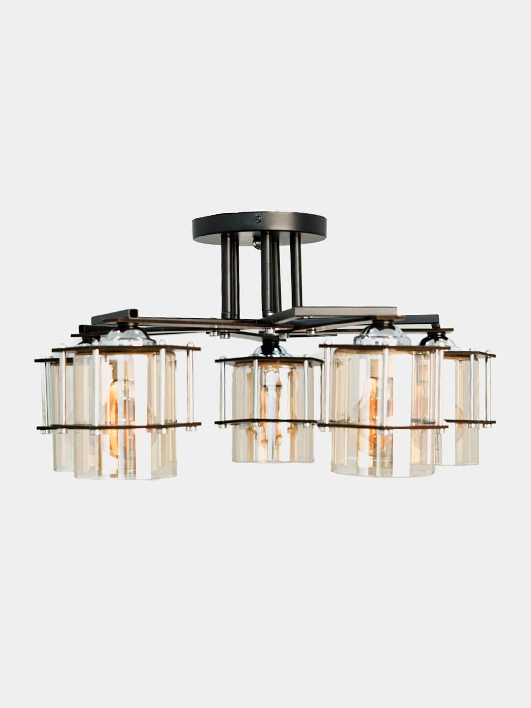 Люстра LK-731S/5 E27 BK+CH 27-172 (27-172)