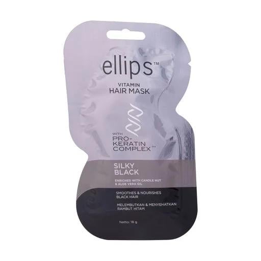 Маска для волосся Ellips Vitamin Hair Mask Silky Black з про-кератиновим комплексом 20 г (542_1247)
