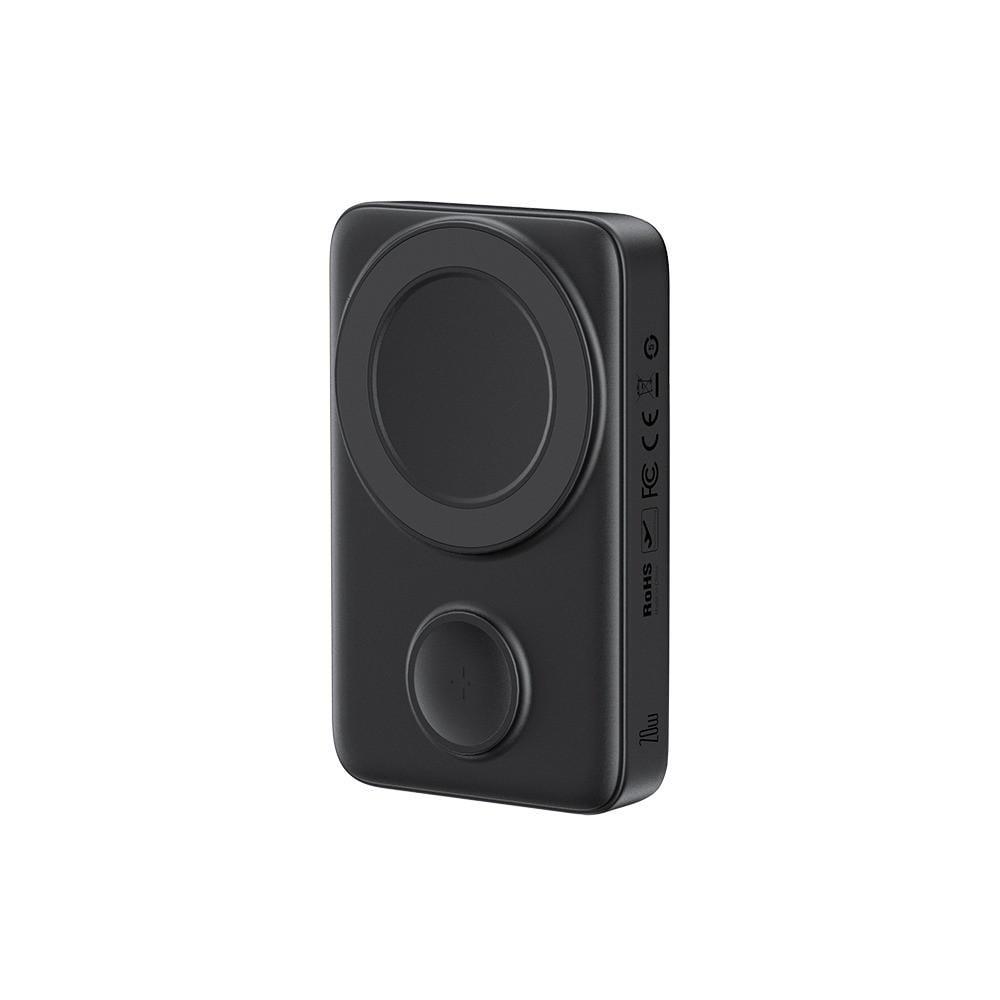 Повербанк беспроводной магнитный Mcdodo 2 в 1 MagSafe MC-1461 10000 mAh 20W Black Повербанк беспроводной магнитный Mcdodo 2 в 1 MagSafe MC-1461 10000 mAh 20W Black