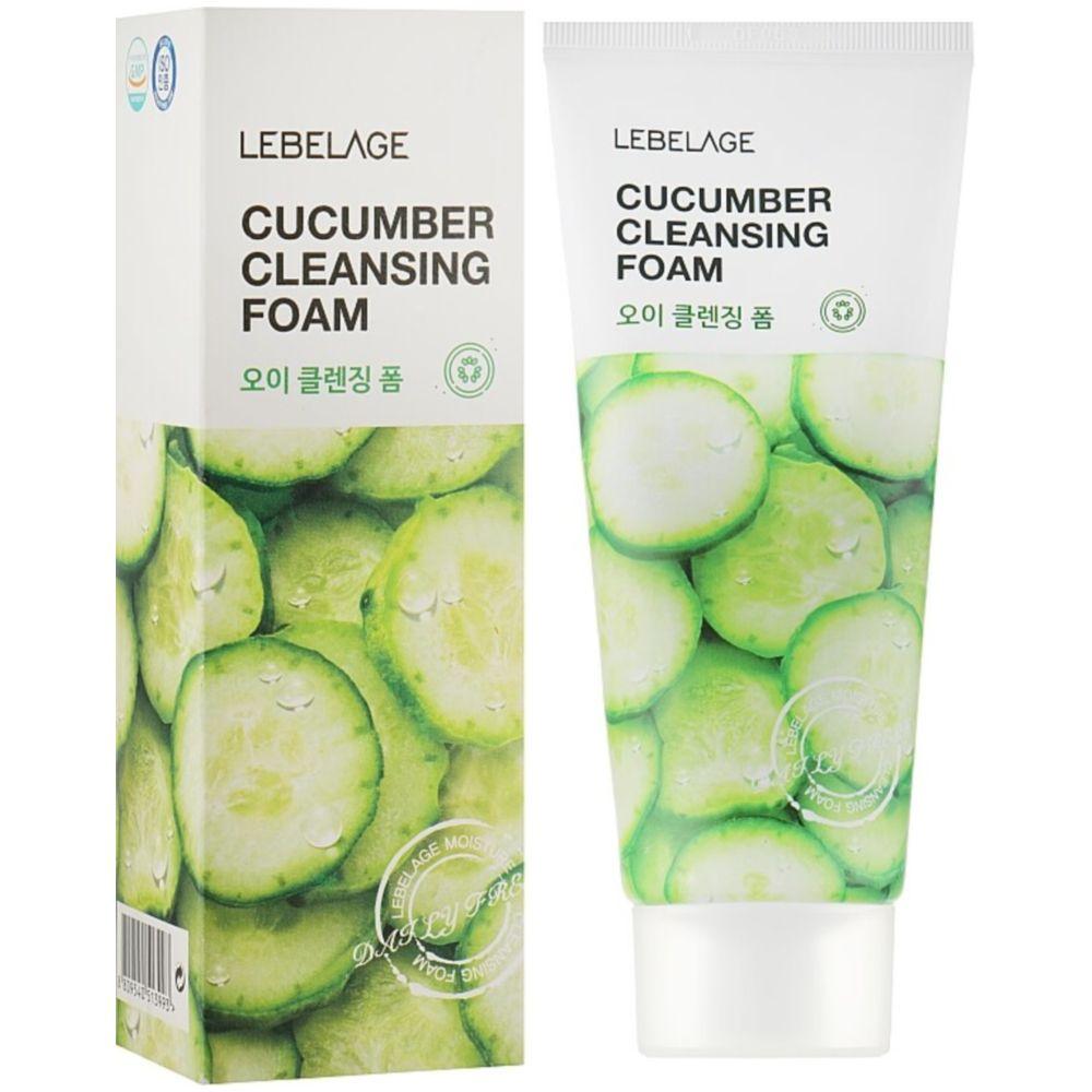 Пінка для вмивання Lebelage Cucumber Cleansing Foam з огірковим екстрактом 100 мл (8809884510245)