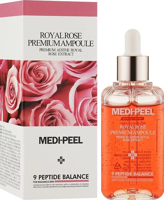 Сыворотка для лица антивозрастная MEDI-PEEL Royal Rose Premium Ampoule с розой и пептидами 100 мл (32123551)