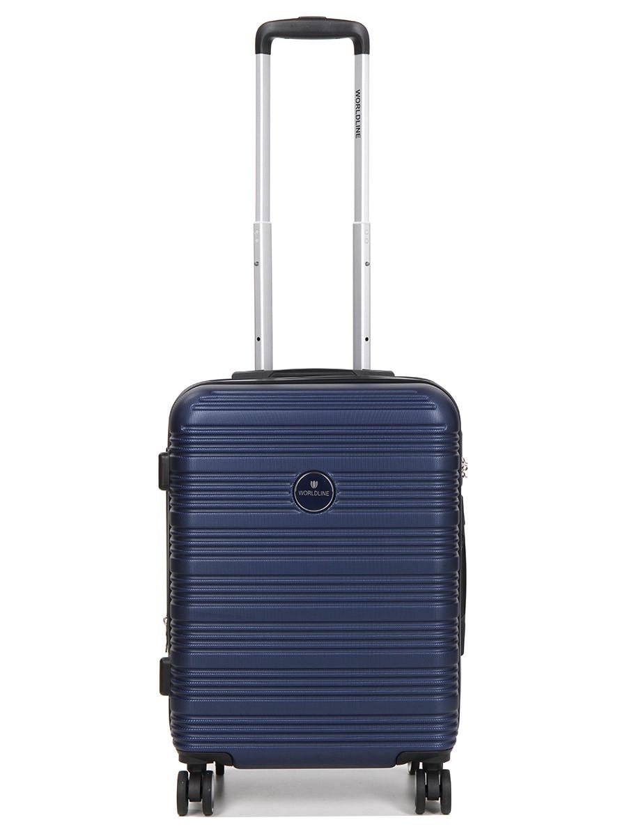 Чемодан Франция малый Worldline S 55х40х25+5 см 50 л 2,9 кг Синий (805)