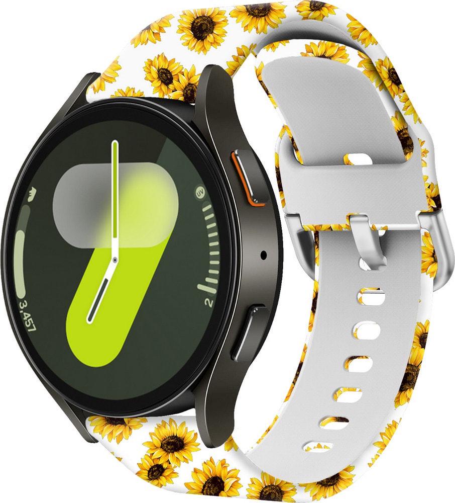 Ремешок Colorful для Galaxy Watch 7 Sunflower White (37490) Ремешок Colorful для Galaxy Watch 7 Sunflower White (37490)