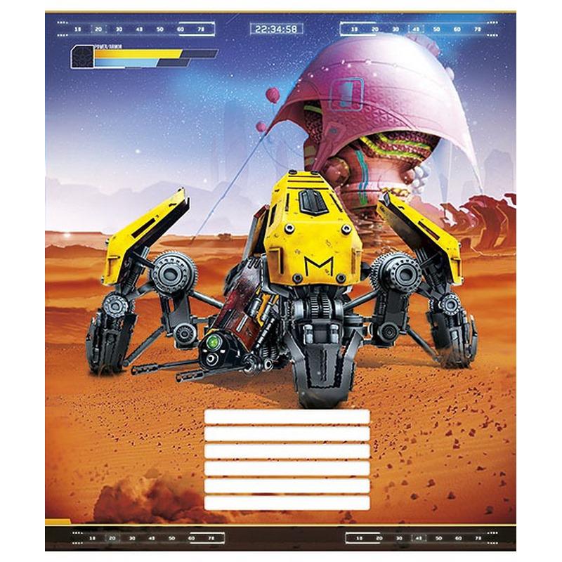 Школьная тетрадь в линейку Школярик 12 листов Разноцветный (NB-286-Z-292)