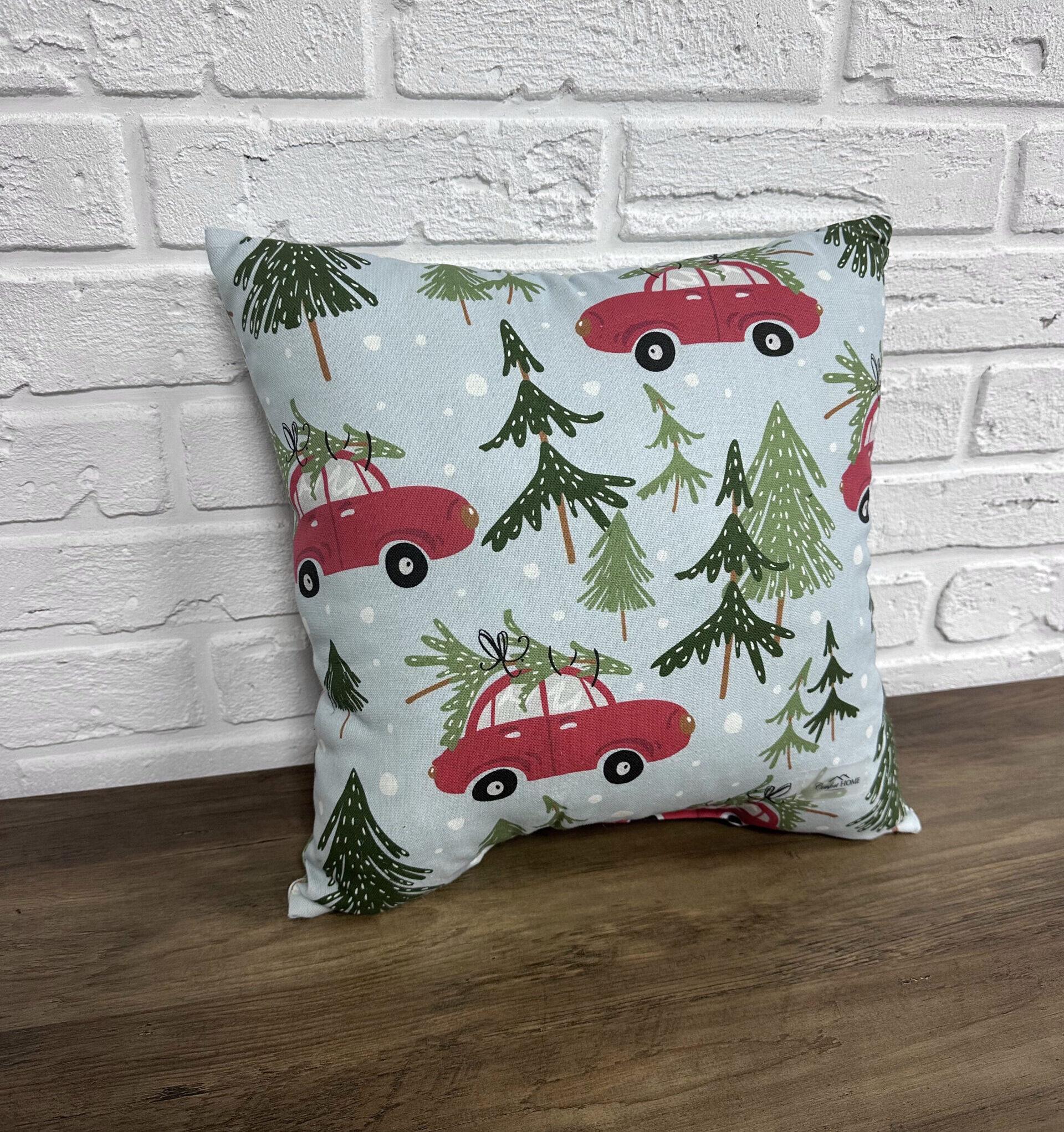 Подушка Comfort Home X-mas cars новогодняя 40х40 см