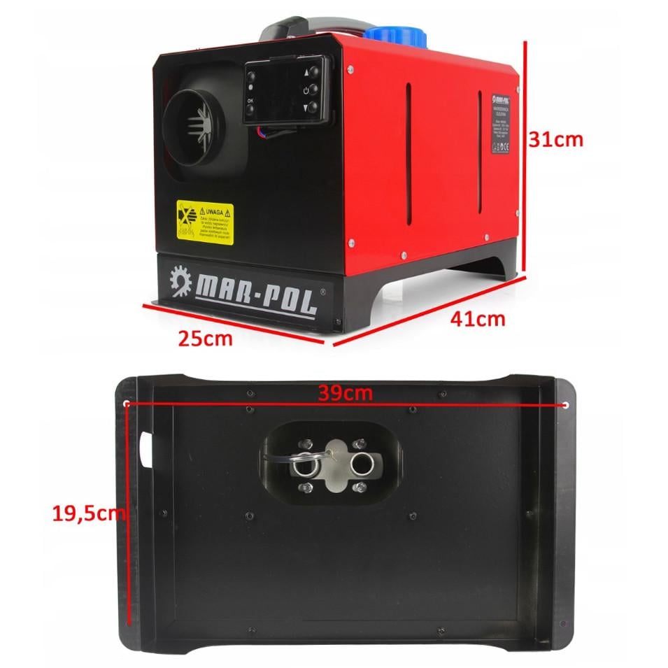 Обогреватель дизельный автономный Mar-Pol M80950 Webasto 12V/220V 8 кВт - фото 9 Обогреватель дизельный автономный Mar-Pol M80950 Webasto 12V/220V 8 кВт - фото 9