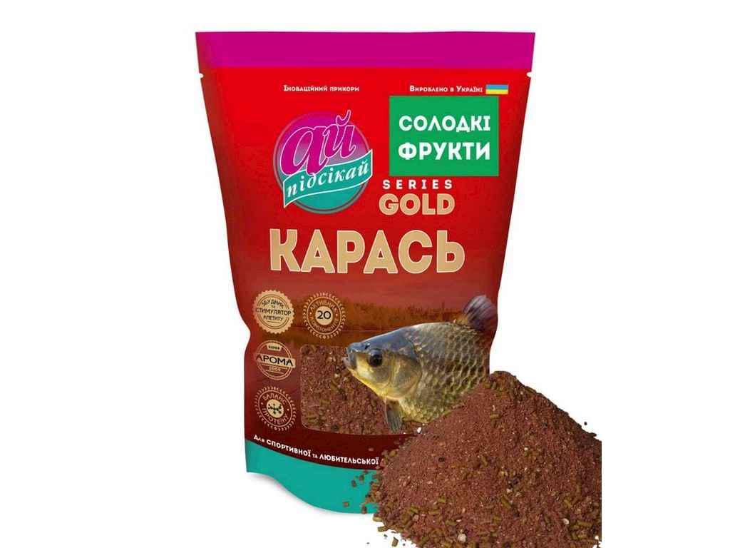 Приманка Ай подсекай Карась GOLD Сладкие фрукты 1000 г (1088739)