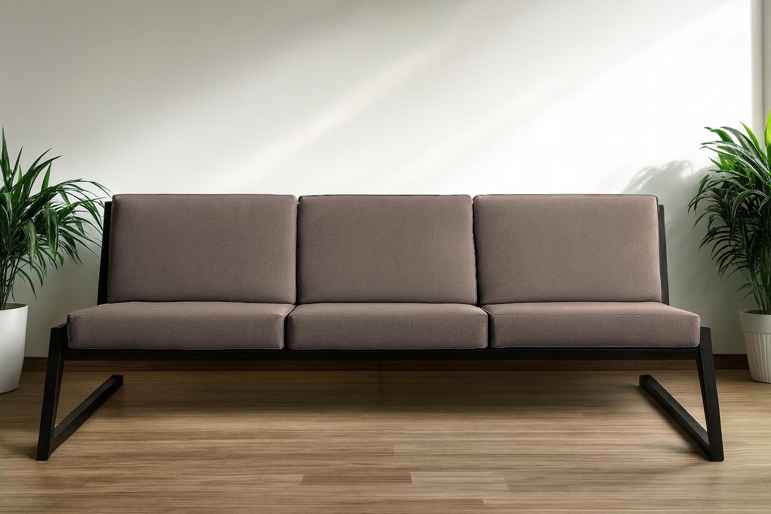 Диван металевий ТОБІ ШО Флекс/DV6 з 6 подушками для офісу дачі саду 750x1560x700 мм рогожка Бежевий (03) - фото 2 Диван металевий ТОБІ ШО Флекс/DV6 з 6 подушками для офісу дачі саду 750x1560x700 мм рогожка Бежевий (03) - фото 2