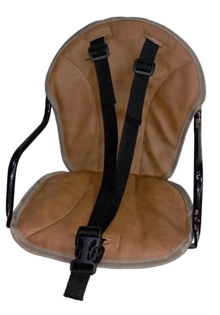 Детское велокресло КОЛЕСО КОМФОРТ крепление на раму металл коричневый (50000726)