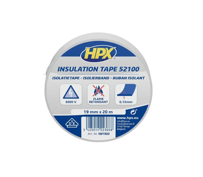 Ізоляційна стрічка ПВХ HPX IW1920 HPX52100 19 ммх20 м (2983440333)