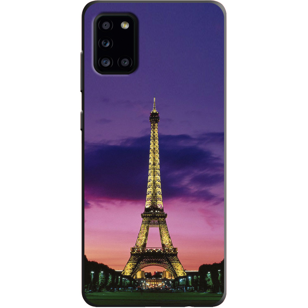 Чехол Boxface Samsung A315 Galaxy A31 Полночь в Париже Черный силикон (39470-up964-39889)