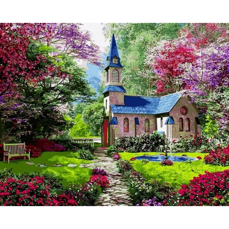 Картина по номерам Babylon Цветущий сад 40x50 см (skl-VP1153)