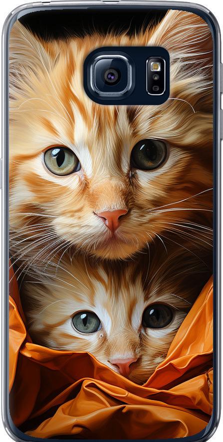 Чехол на Samsung Galaxy S6 G920 Котики 2 (5664u-80-42517)