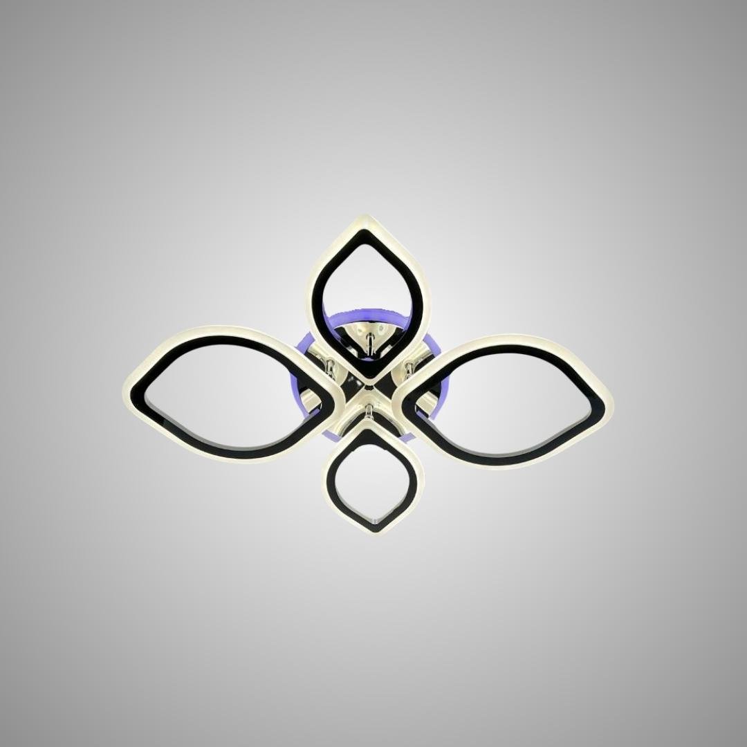 Люстра светодиодная акриловая Valeso W7103-2+2 CR (000039706)