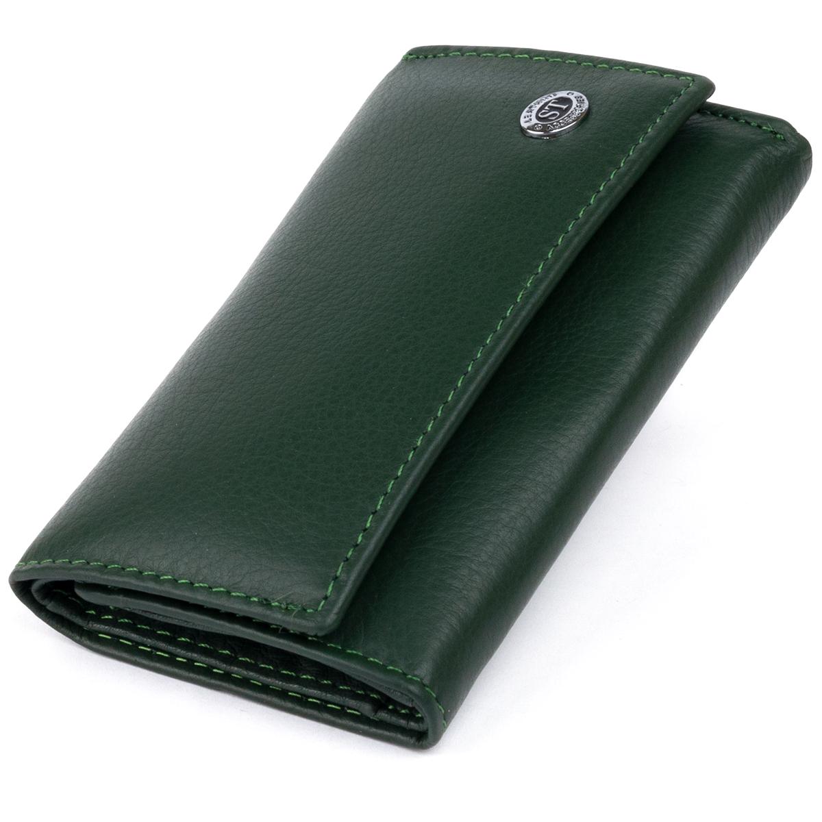Кошелек ST Leather 19224 натуральная кожа Зеленый