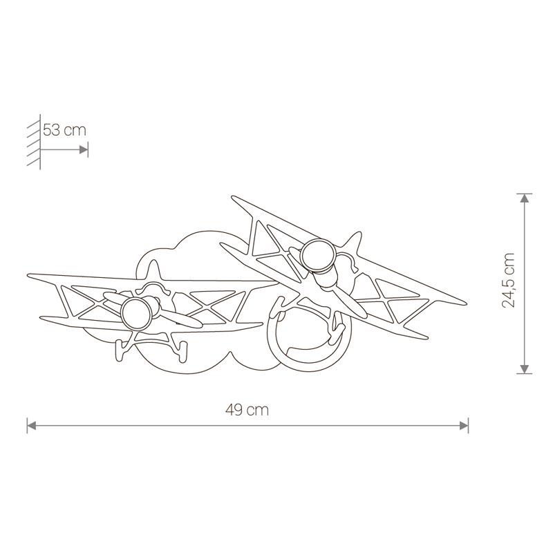 Бра Nowodvorski Plane 6903 - фото 3