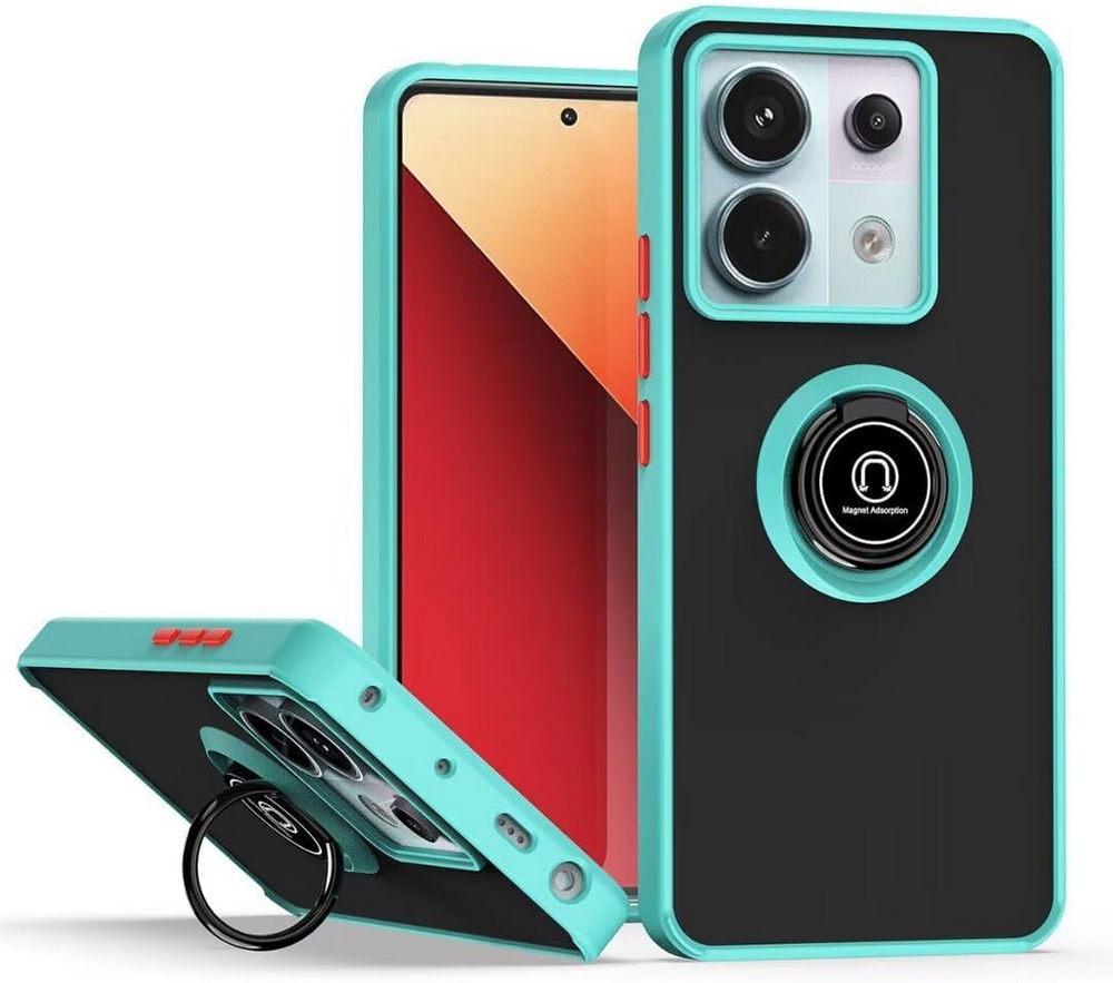 Защитный чехол MatteLuxe Xiaomi Redmi Note 13 Pro 5G (с кольцом) Light Blue (38258-0B)