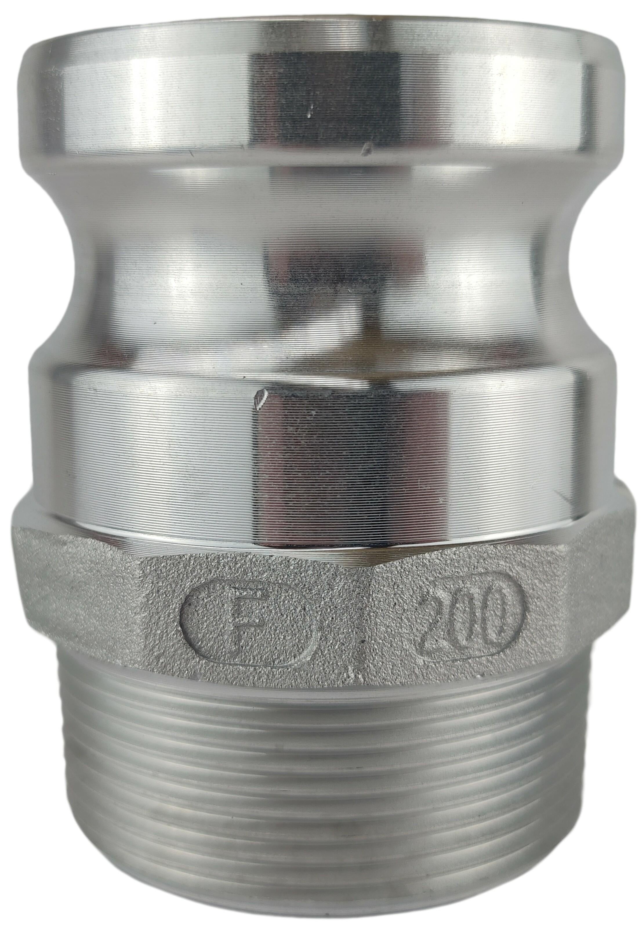 Ниппель camlock тип F с наружной резьбой BSPP ШРЗ алюминий F-200 2" (50250032)