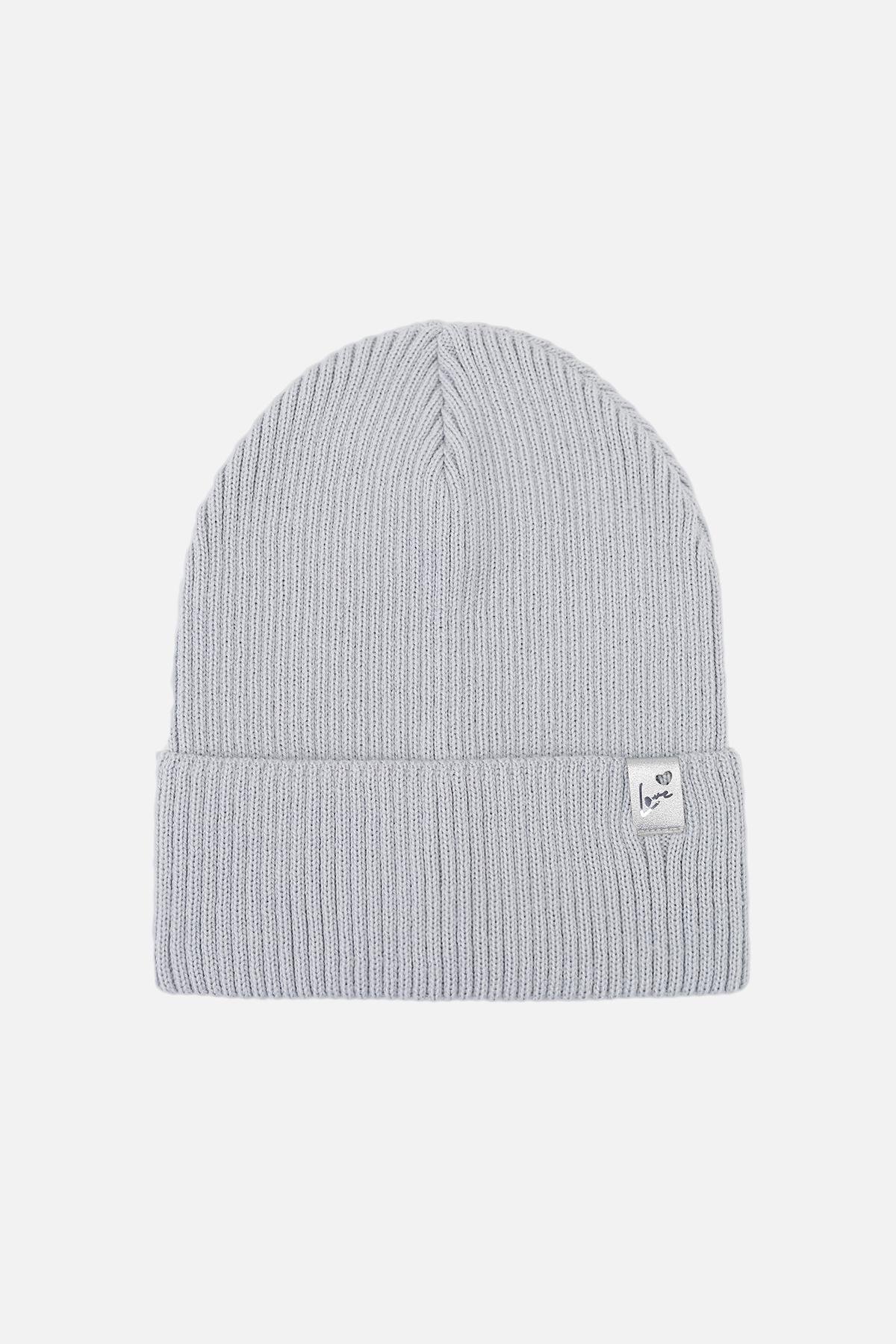 Шапка для девочки 54-56 см Серый (ЦБ-00259560) Шапка для девочки 54-56 см Серый (ЦБ-00259560)