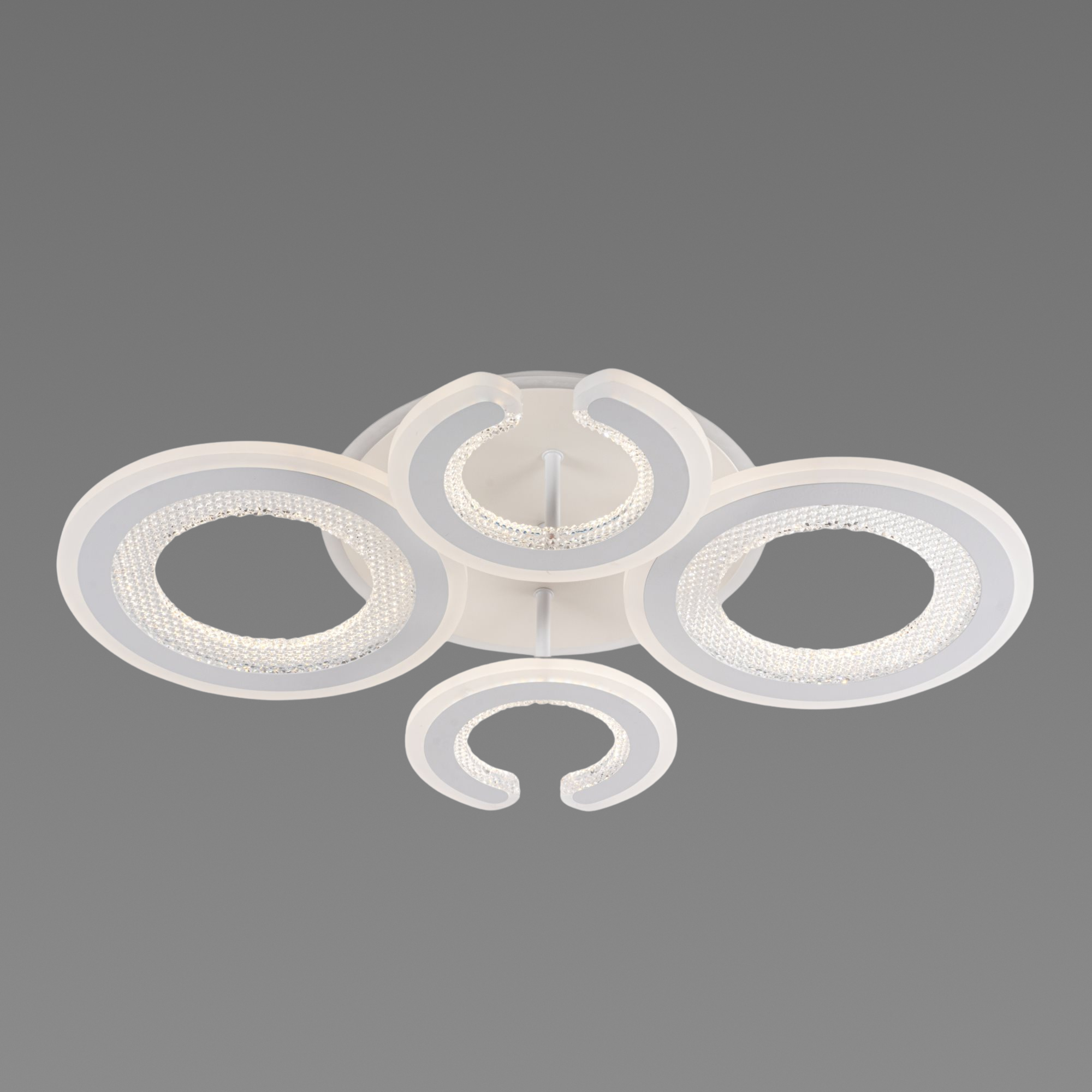 Люстра светодиодная акриловая Sirius B S2041/2+2 148W+16W