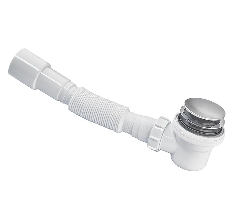 Сифон для душевого поддона Zerix SD-03 1 1/2" с выпуском Click-Сlack (ZX5087)