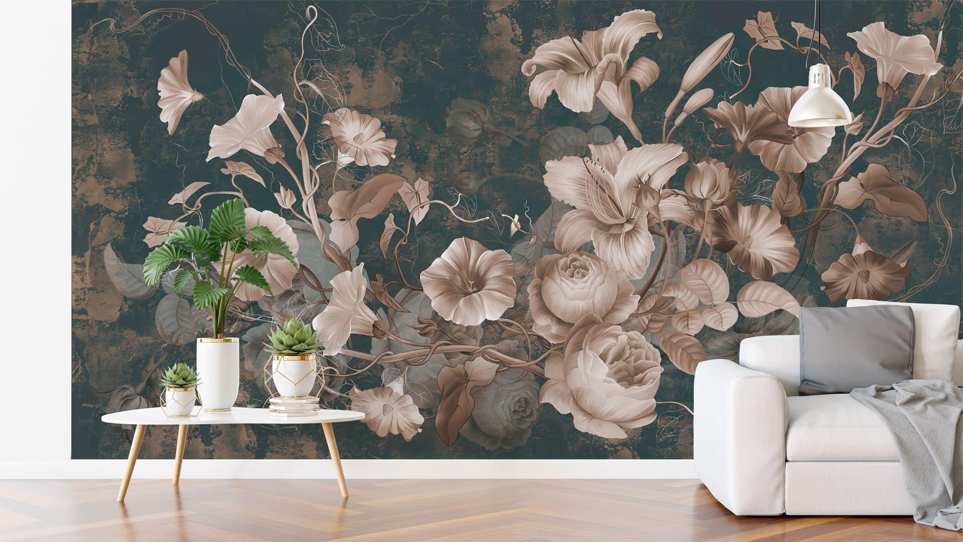 Фотообои флизелиновые Styleo Print-walls Ночной сад 0754 300х200 см (Pw-0754)