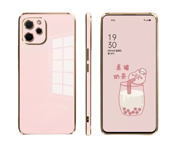 Чехол накладка Silicone Adds 6D для Huawei Nova Y61 Розовый
