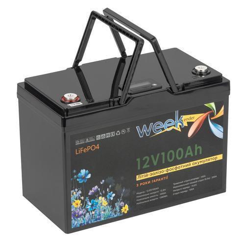 Тяговый аккумулятор Weekender FT12100D 12V 200A/h LiFepo4 дисплей
