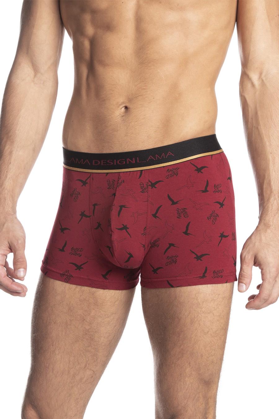 Трусы боксеры Lama р. 48/M Бордовый (75183)