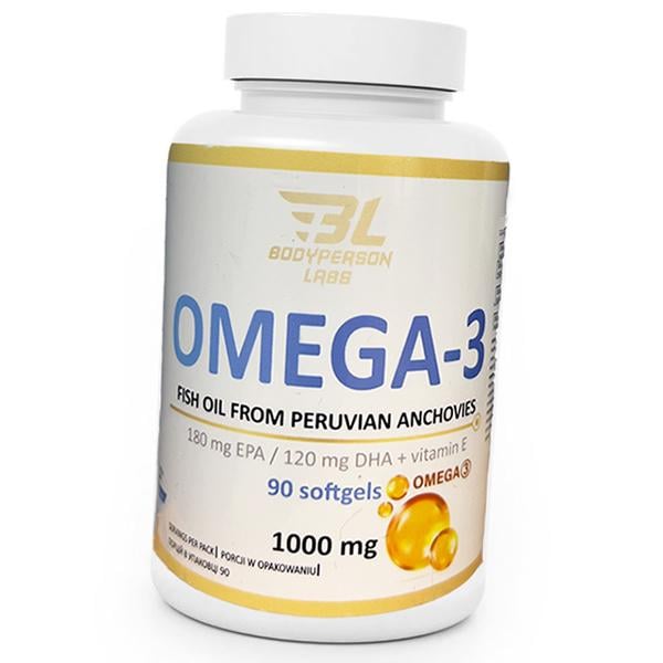 Жирні кислоти Bodyperson Labs Omega 3 90 капс. (67598001)