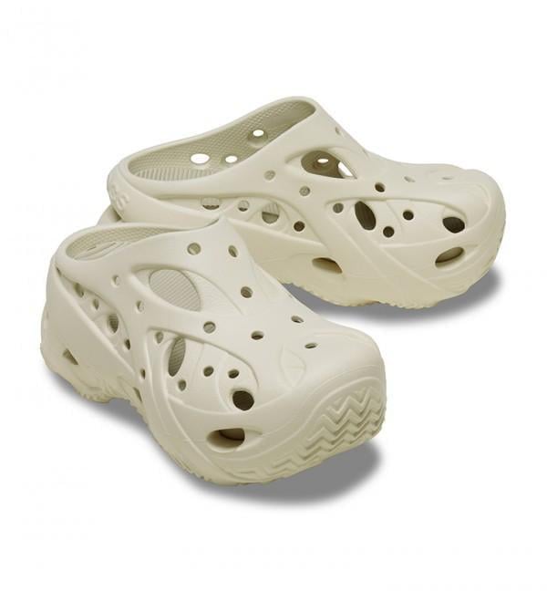 Крокси жіночі Crocs Caged Clog Platform р. 42-43 Бежевий (23364)