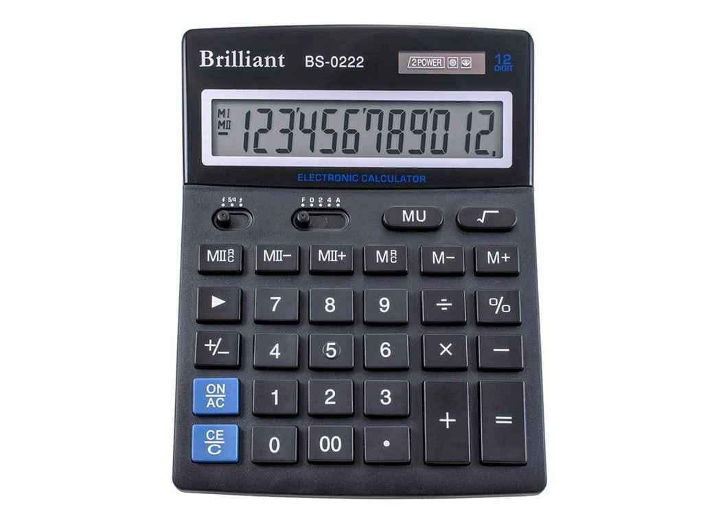 Калькулятор Brilliant BS-0222 12 разрядов (166658)