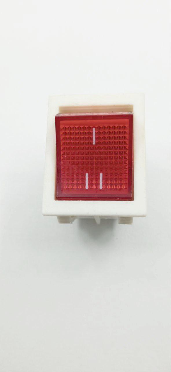 Вимикач мережевий IRS-202-2B ON-ON C8 PRINTING Червоний (30379)