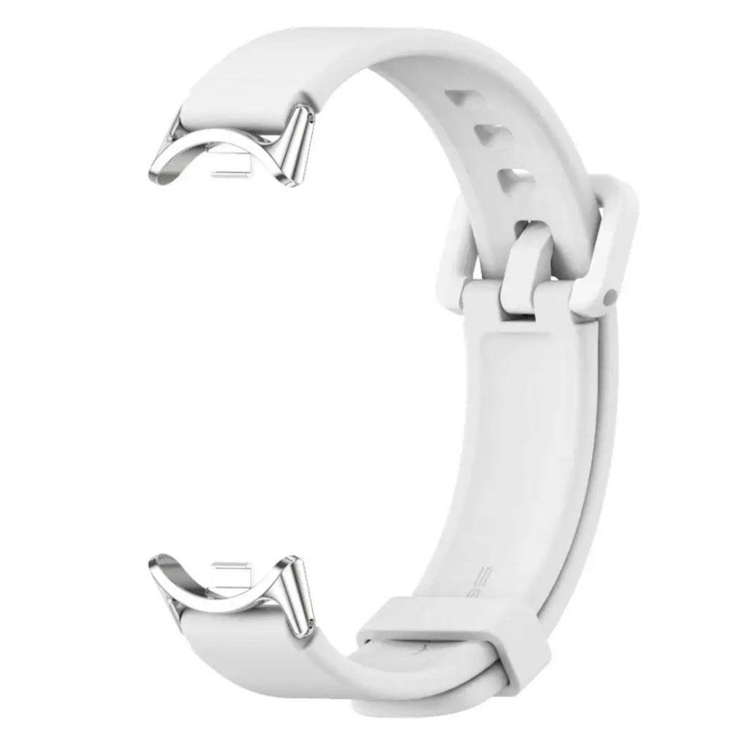 Ремешок силиконовый Mijobs для фитнес-браслета Xiaomi Smart Band 10 White (2670412411)