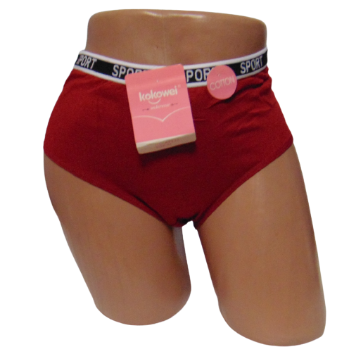 Женские трусики со спортивной резинкой Kokowei 3325 3XL Красный (1776765671)